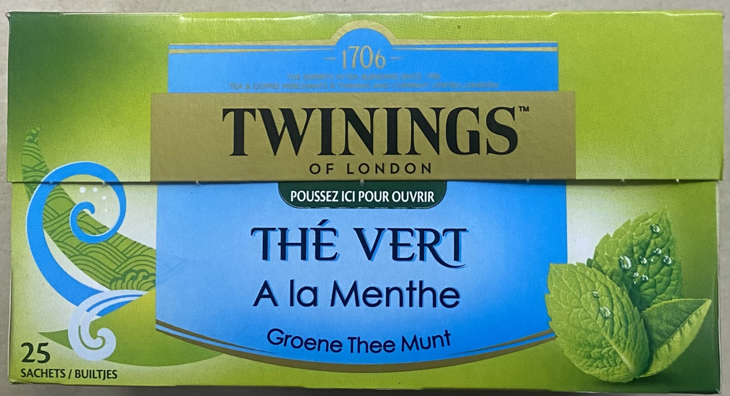 TWININGS THÉ VERT A la MENTHE