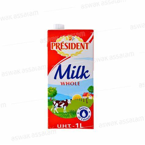 PRESIDENT MILK LAIT 6X1L