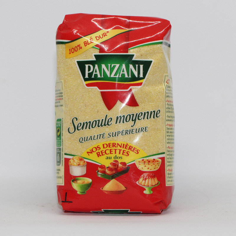 PANZANI SEMOULE MOYENNE 500G