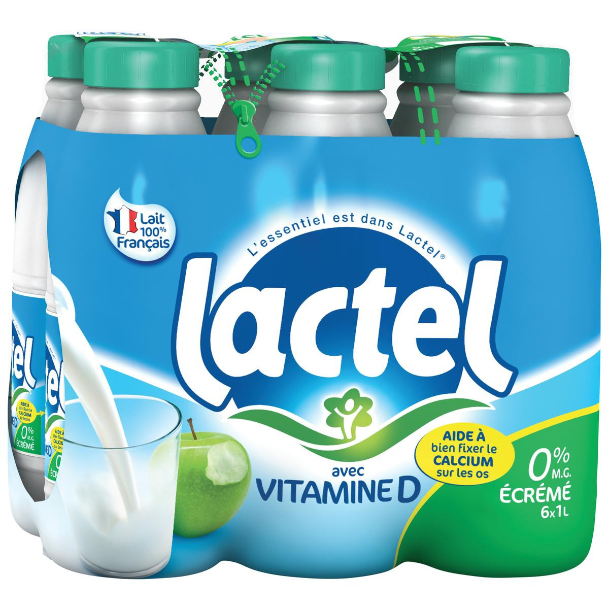 LACTEL-LAIT-ECREME 1L